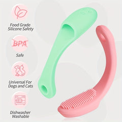 4pcs Soft Silicone Dog Finger Toothbrush for Pet Dental Care