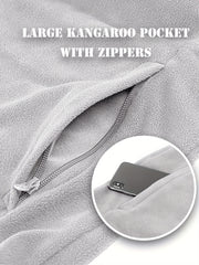 Women's Lightweight Polar Fleece Pullover Jacket Zip Top