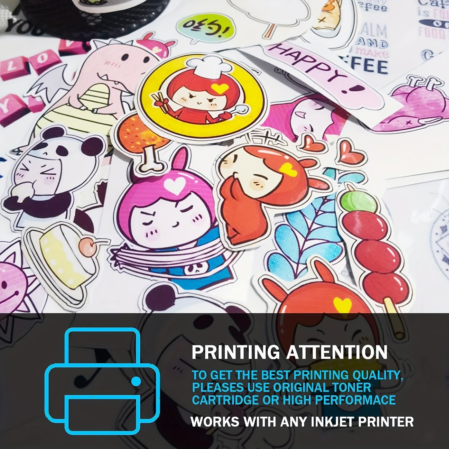 20 Sheets Waterproof Printable Vinyl Sticker Paper