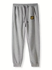 Dog Paw Pattern Men's Drawstring Sweatpants Pocket Casual Comfy Jogger Pants