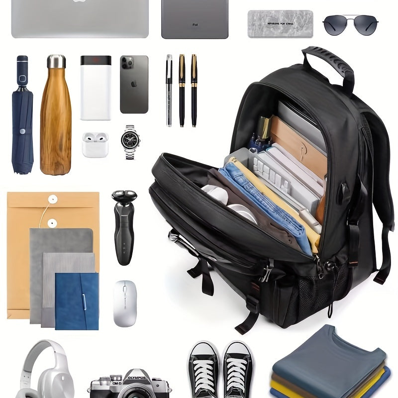 Men's Waterproof Backpack Travel Luggage Bag