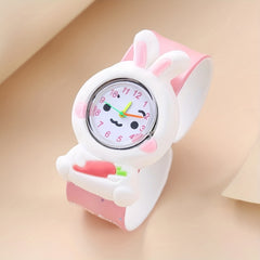 Kids Quartz Watch Rainbow Waterproof Wristwatch Gift