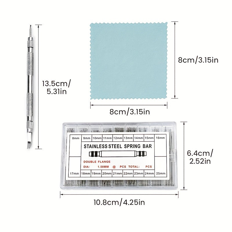 Watch Repair Tool Set Watch Band Tool & 360 Pcs Link Pins