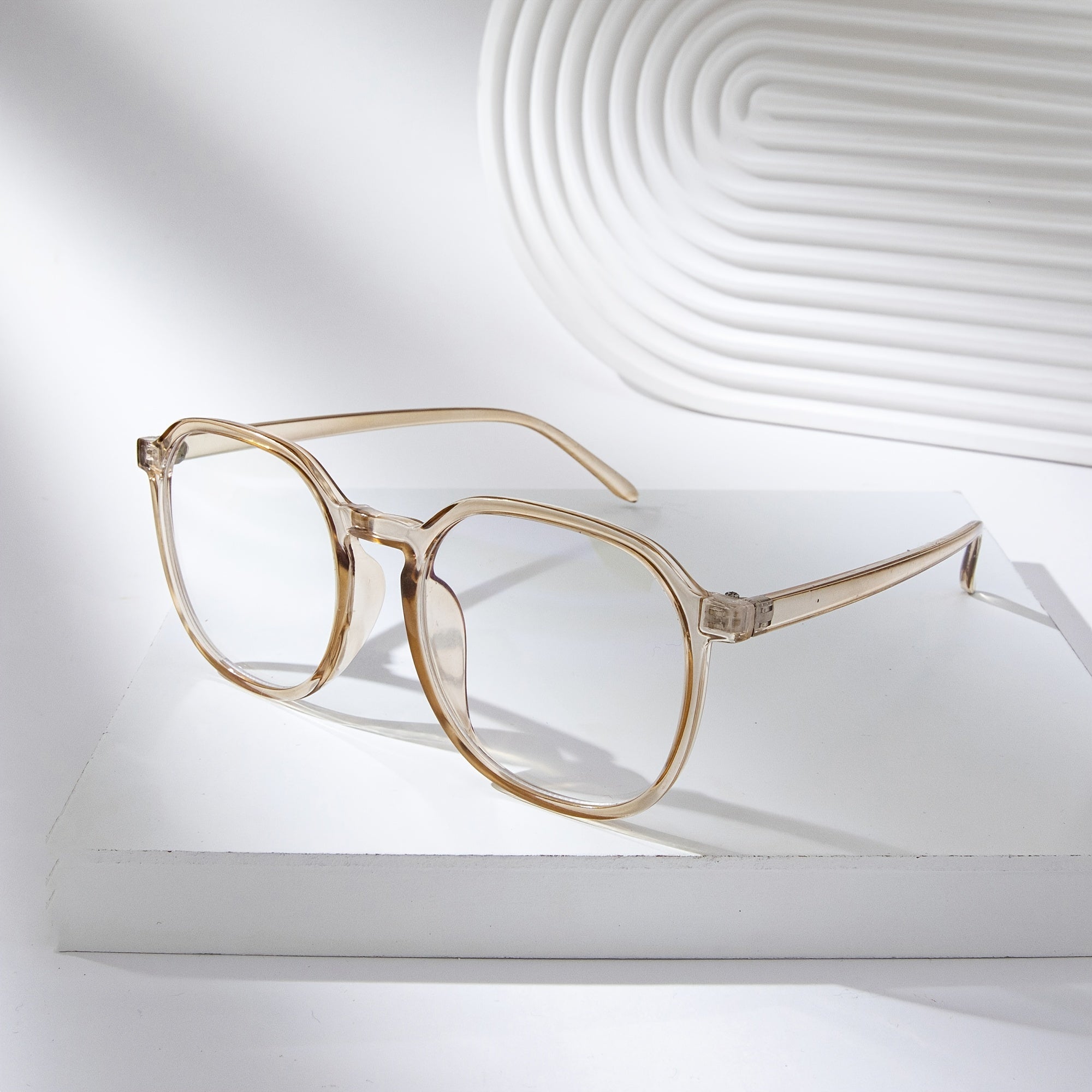 Stylish Square Frame Light Blocking Glasses
