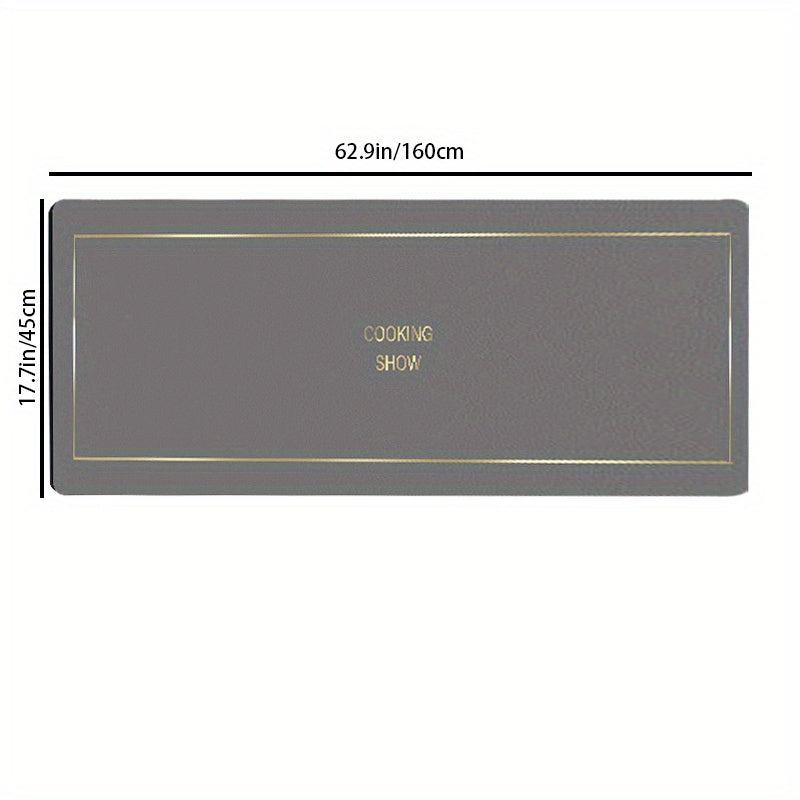 Rubber Backing Kitchen Floor Mat Non slip Waterproof Kitchen Rugs Sets