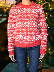 Casual Sweater Women's Plus Graphic Print Long Sleeve