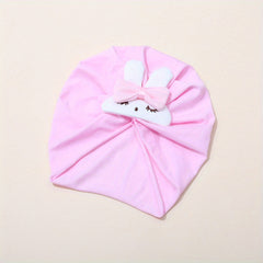 Rabbit & Bowknot Baby Turban Hat Head Wrap - Boys Girls