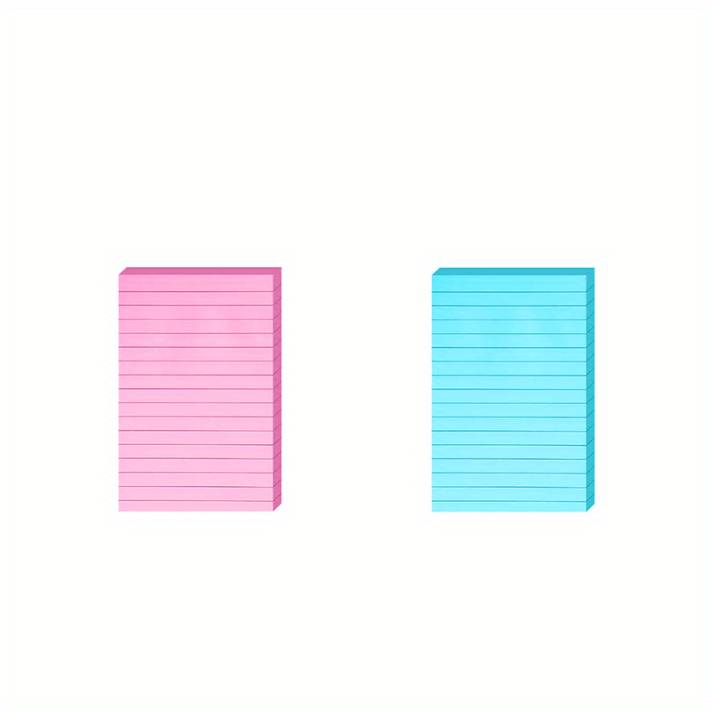 50 Sheets Large Square Sticky Notes, Bright Colors, Self Adhesive, 10x10cm
