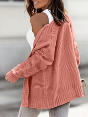 Cable Long Sleeve Cardigan