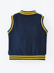 Baby Boys Hot Air Balloon Embroidered Vest for Autumn
