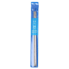 5pcs Straight Stainless Steel Needles Kit 2.0mm-4.0mm Double Ended