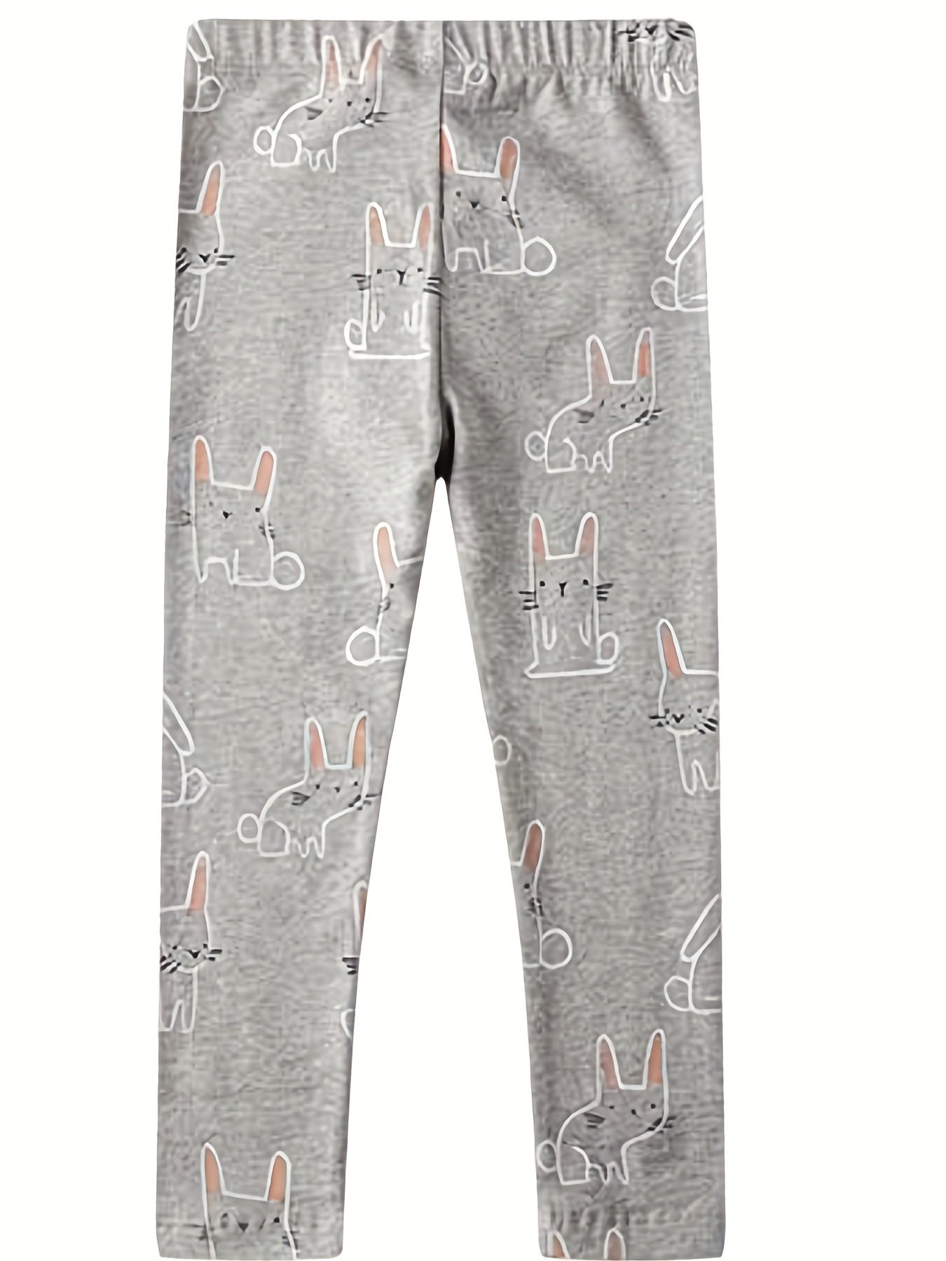 Toddler Baby Girls' Rabbit Graphic Leggings Pants
