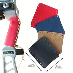 Archery Bow Handle Protective Leather Grip Guard for Compound Bow