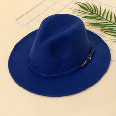 Kids Flat Brim Fedora Hat For Girls Toddler Children Special Occasion Party