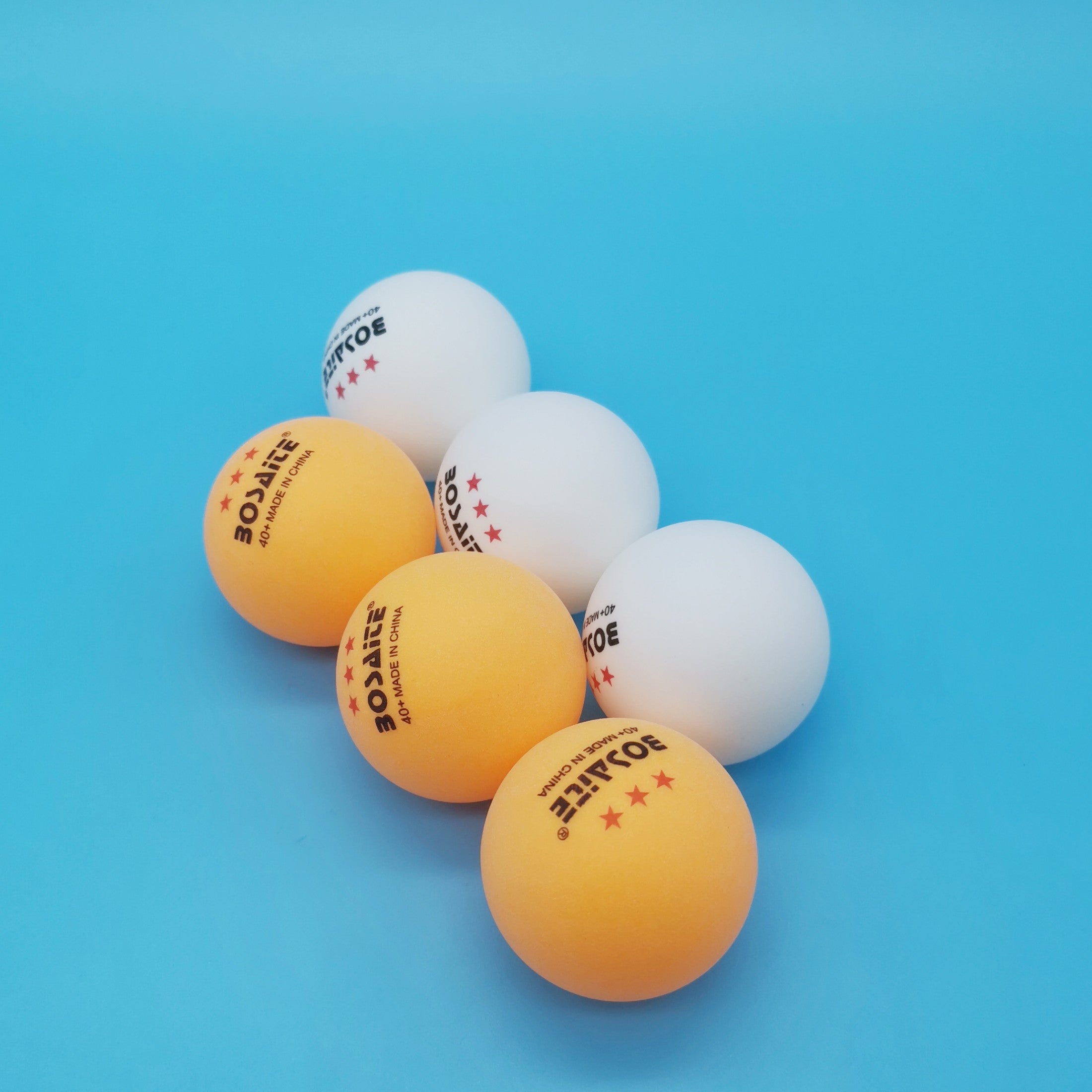 6pcs Competition Table Tennis Balls ABS High Elastic Training Professional