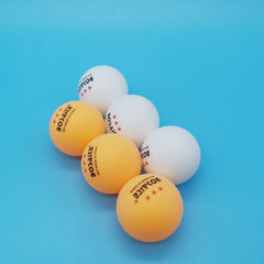 6pcs Competition Table Tennis Balls ABS High Elastic Training Professional