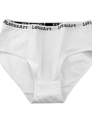 3pcs English Waist Cotton Bikini Panties Comfortable & Breathable