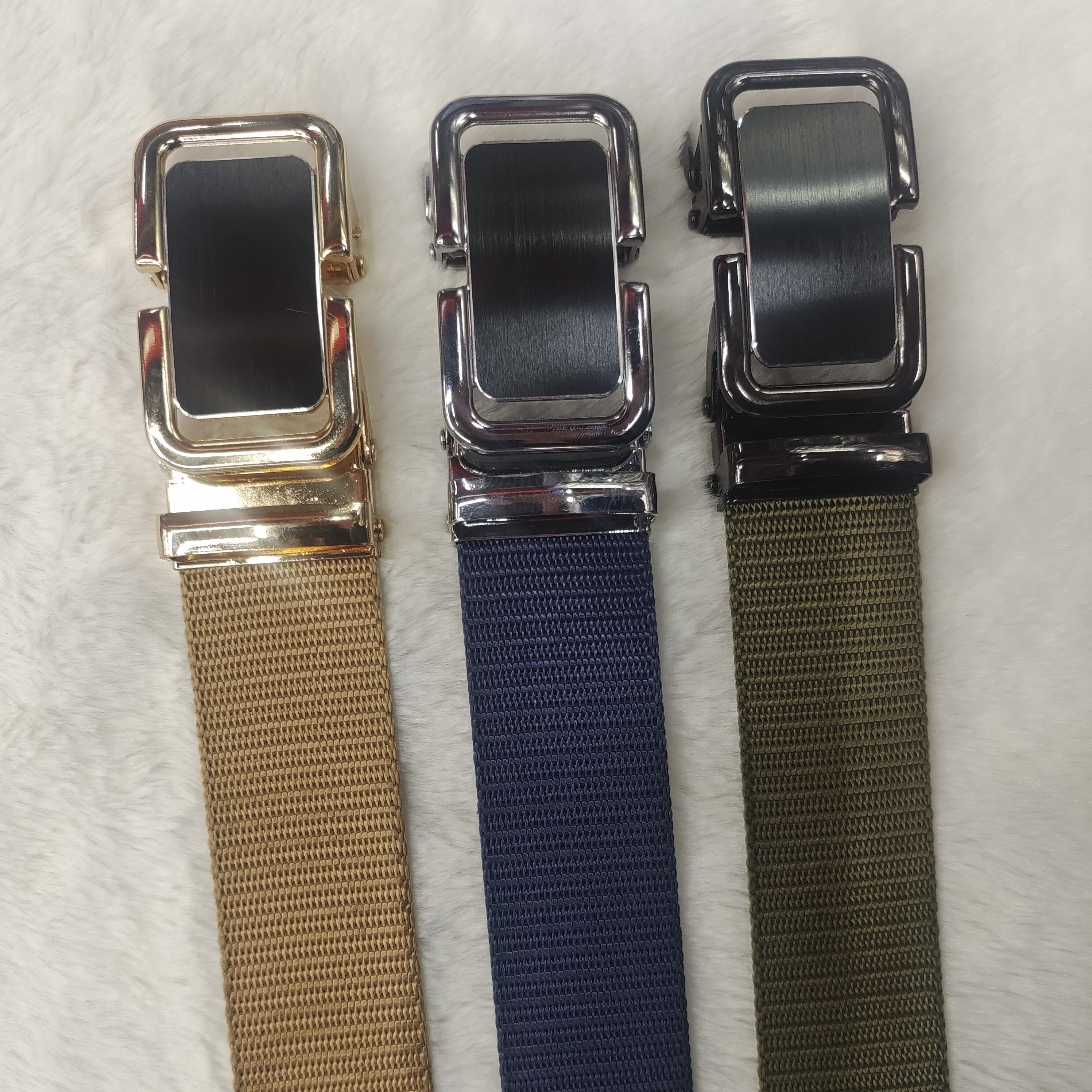 Men's Casual Belt For Jeans Pants Automatic Buckle Belts