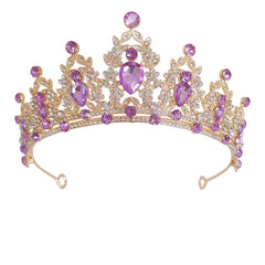 Crystal Tiara Headband for Bridal Wedding Party Prom Pageant Gothic Costumes