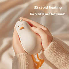 3 in 1 Duck Hand Warmer & Power Bank 4000mA Rapid Heat
