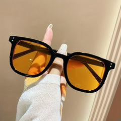 Rivet Square Sunglasses UV400 Sun Shades for Beach Travel