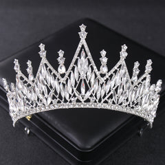 Golden Crown Headband Wedding Bride Princess Queen Hair Tiara
