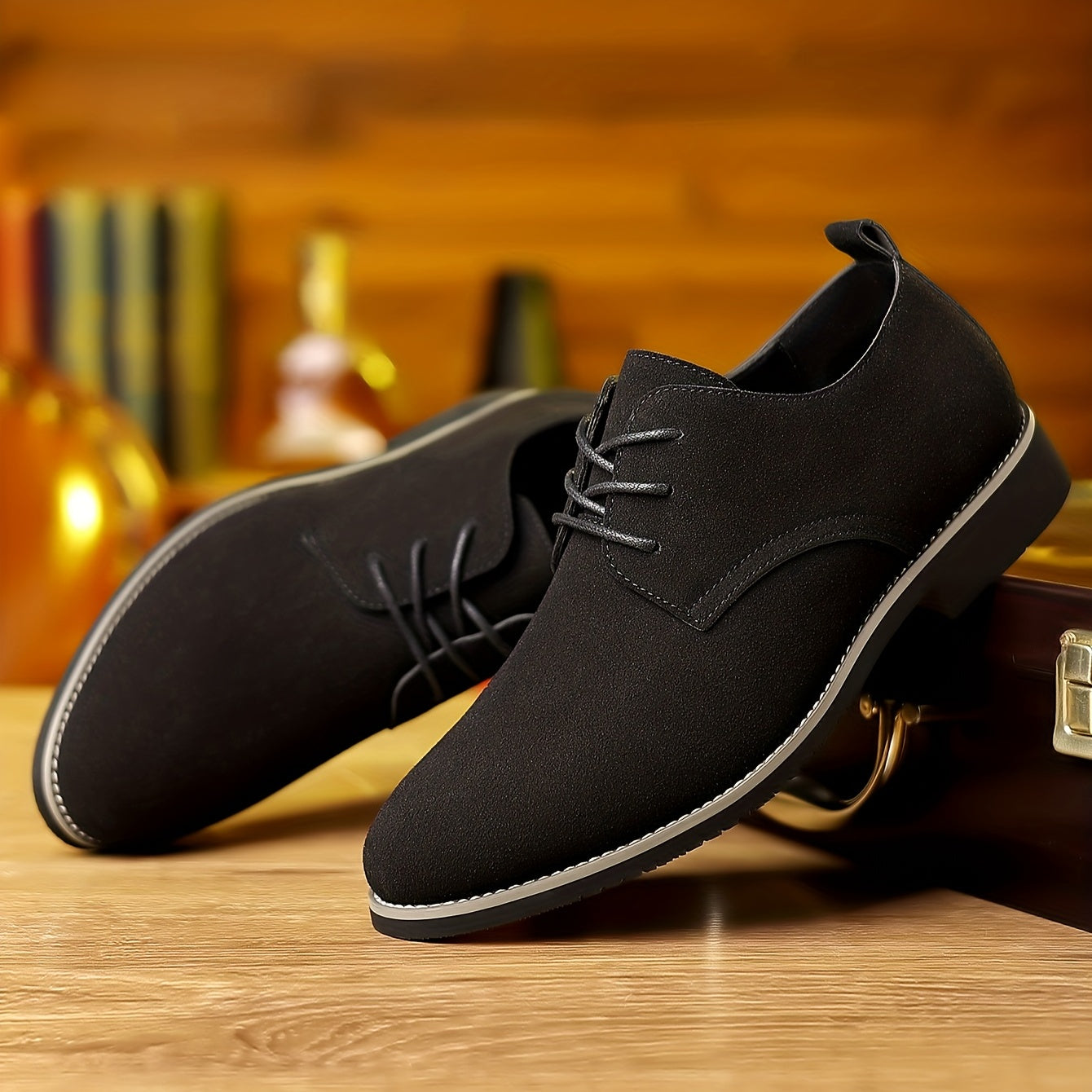 Men's Lace-up Derby Shoes Business Formal Wedding Events