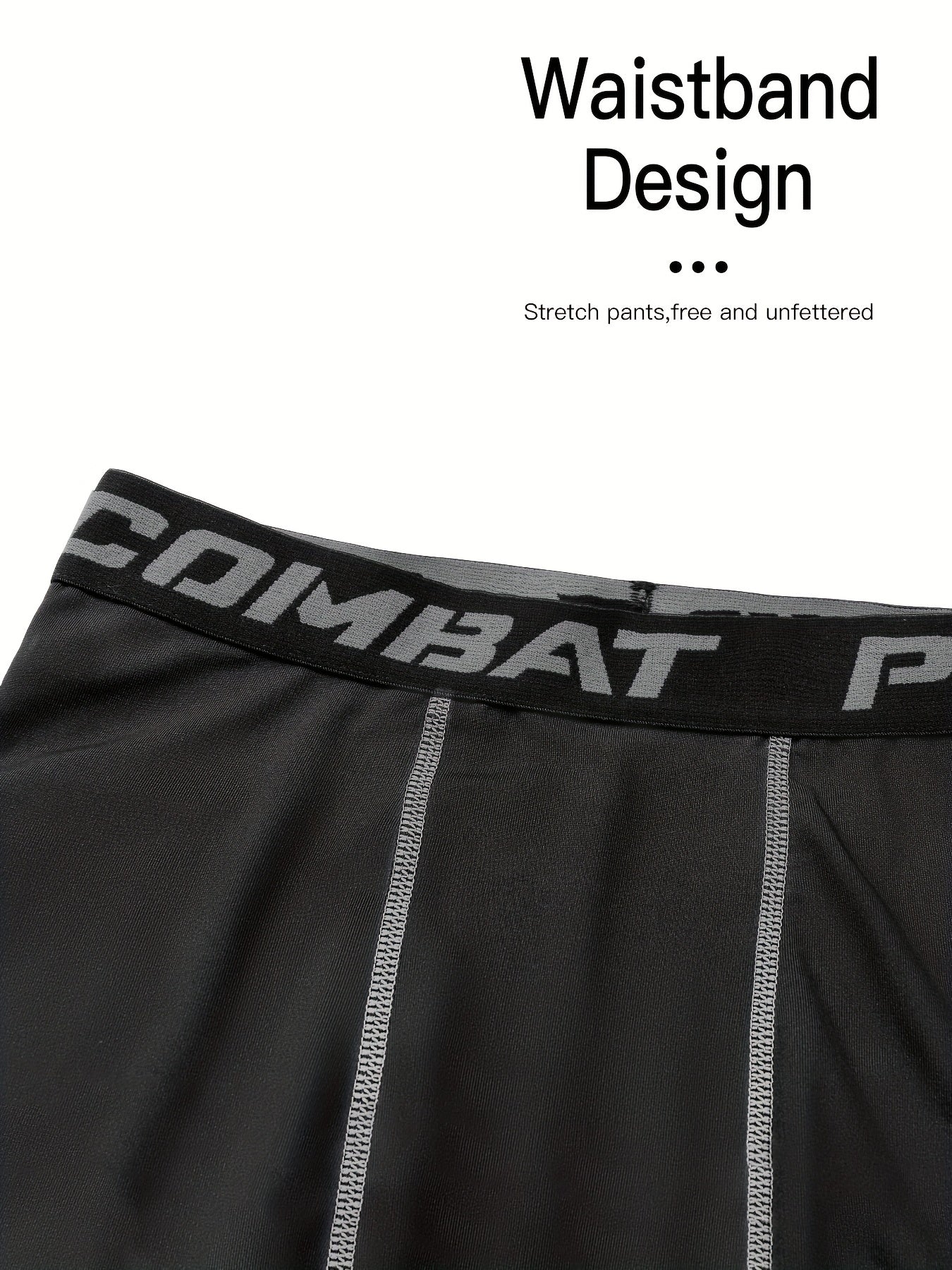 Men's 4pcs Leggings Active Sports Compression Pants