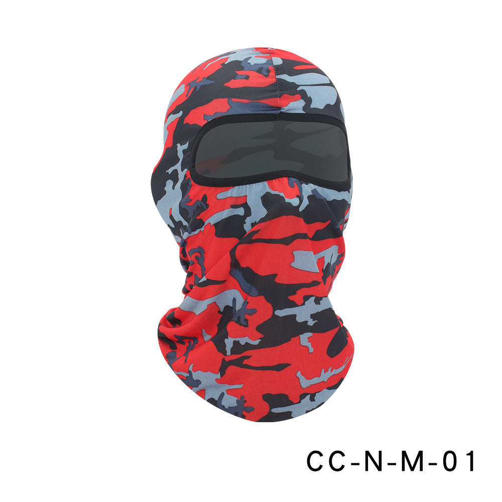 Breathable Ice Silk Face Balaclava Mask Neck Gaiter Cover