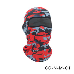 Breathable Ice Silk Face Balaclava Mask Neck Gaiter Cover