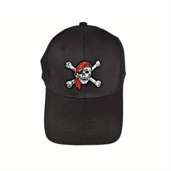 Gothic Skull Patch Baseball Cap Hip Hop Anime Cotton Dad Hats Adjustable