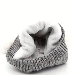Star Pattern Knitted Baby Hat Warm Beanie