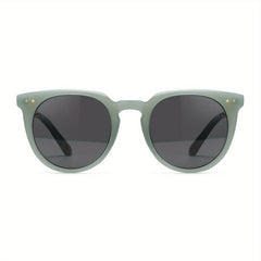 Retro Round Frame Men's Polarized Sunglasses UV Protection Sports Sunglasses