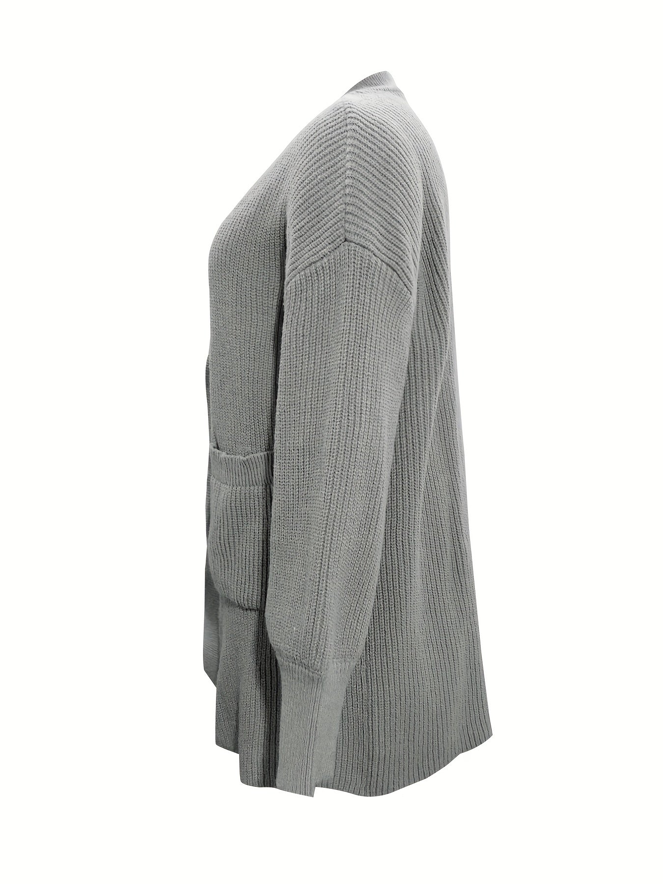 Casual Cardigan Lantern Sleeve Open Front Sweater Cardigan