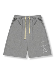 Men's Sportswear Drawstring Active Shorts Alphabets Skateboard