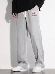 Men's Casual Loose Fit Stretch Waist Drawstring Pants