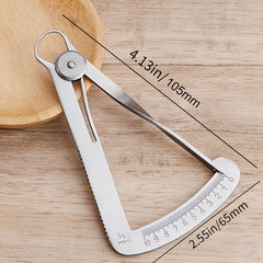 Stainless Steel Inner Caliper Jewelry & Dental Measuring Tool