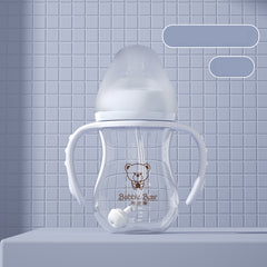 Baby Feeding Bottle Plastic Anti-fall Wide Bore Anti-flatulence Milk Bottle