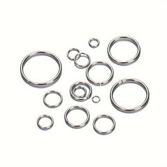 200pcs Stainless Steel Jump Rings for DIY Jewelry Making