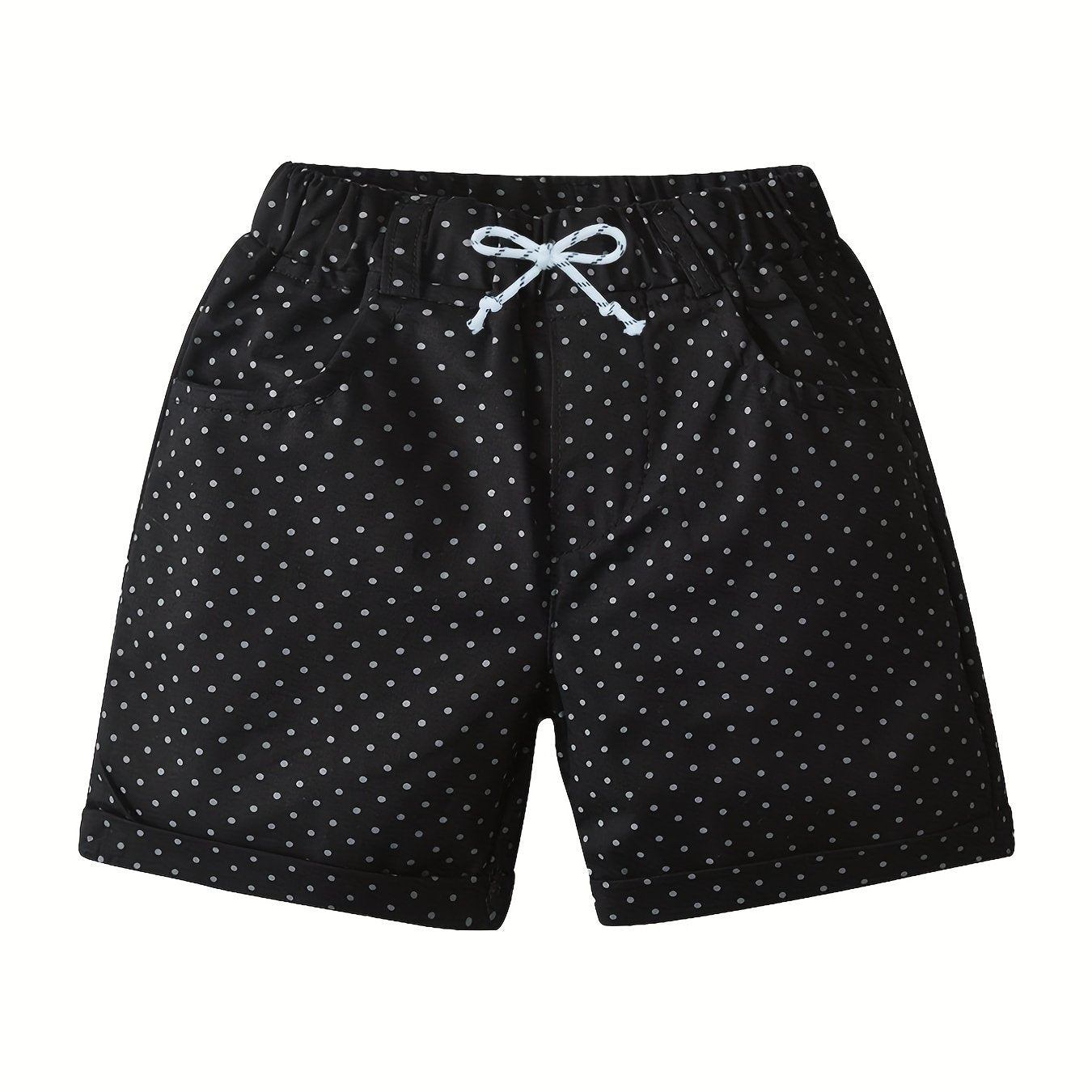 Boys Polka Dot Casual Shorts Comfortable Breathable For Summer Kids Clothes