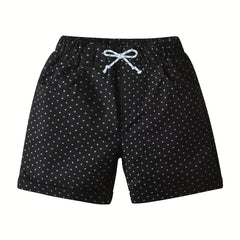 Boys Polka Dot Casual Shorts Comfortable Breathable For Summer Kids Clothes