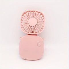 Square Folding Fan Portable Fan Handheld USB Rechargeable Fan