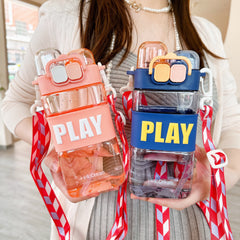Classic Plastic Cup & Water Bottle Set