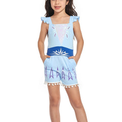 Girls Princess Jumper Charm Jumpsuit Carnival Costume Romper