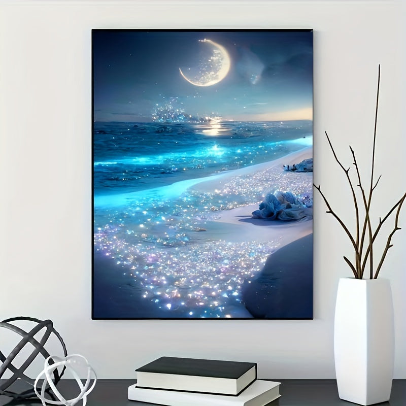 5D Moon On The Beach Diamond Painting 30x40cm