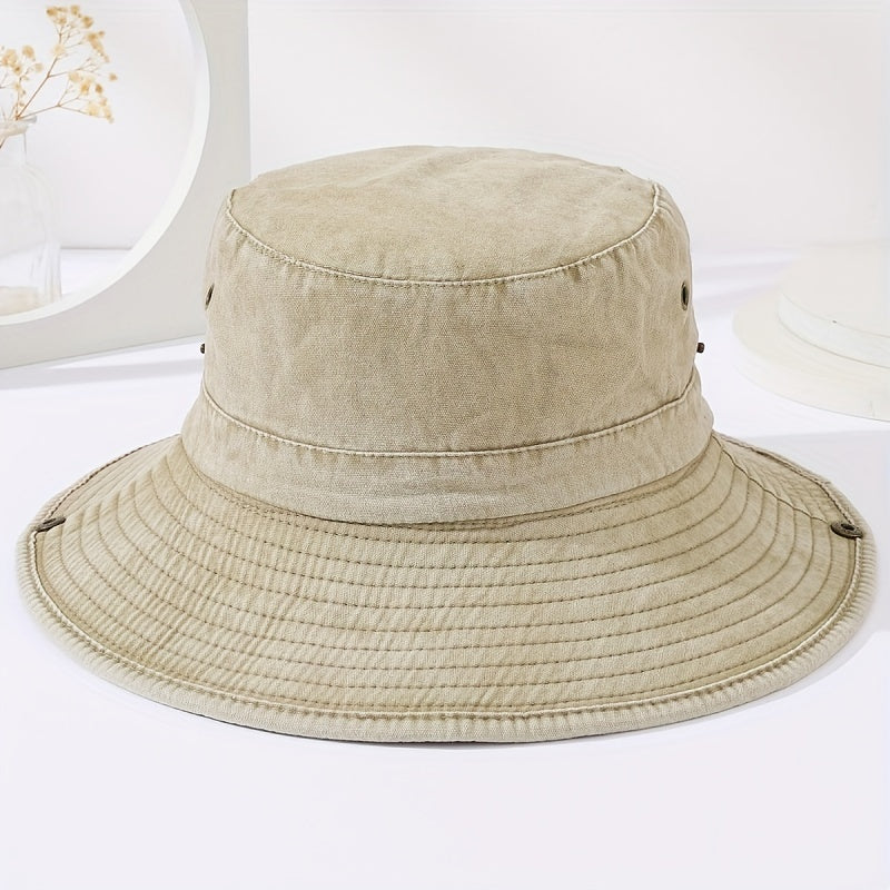 Packable Fishing Travel Bucket Cap Hat Boonie Hat For Hiking Beach