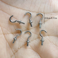 DIY Hook Set for Dollhouse Furniture Models - Pack of 12