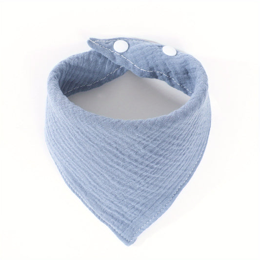 Baby Bib Four-layer Wrinkled Cloth Triangle Scarf