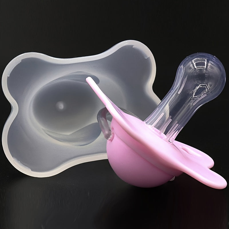 Silicone Pacifier with Thumb & Round Nipple Soother for Kids & Toddlers