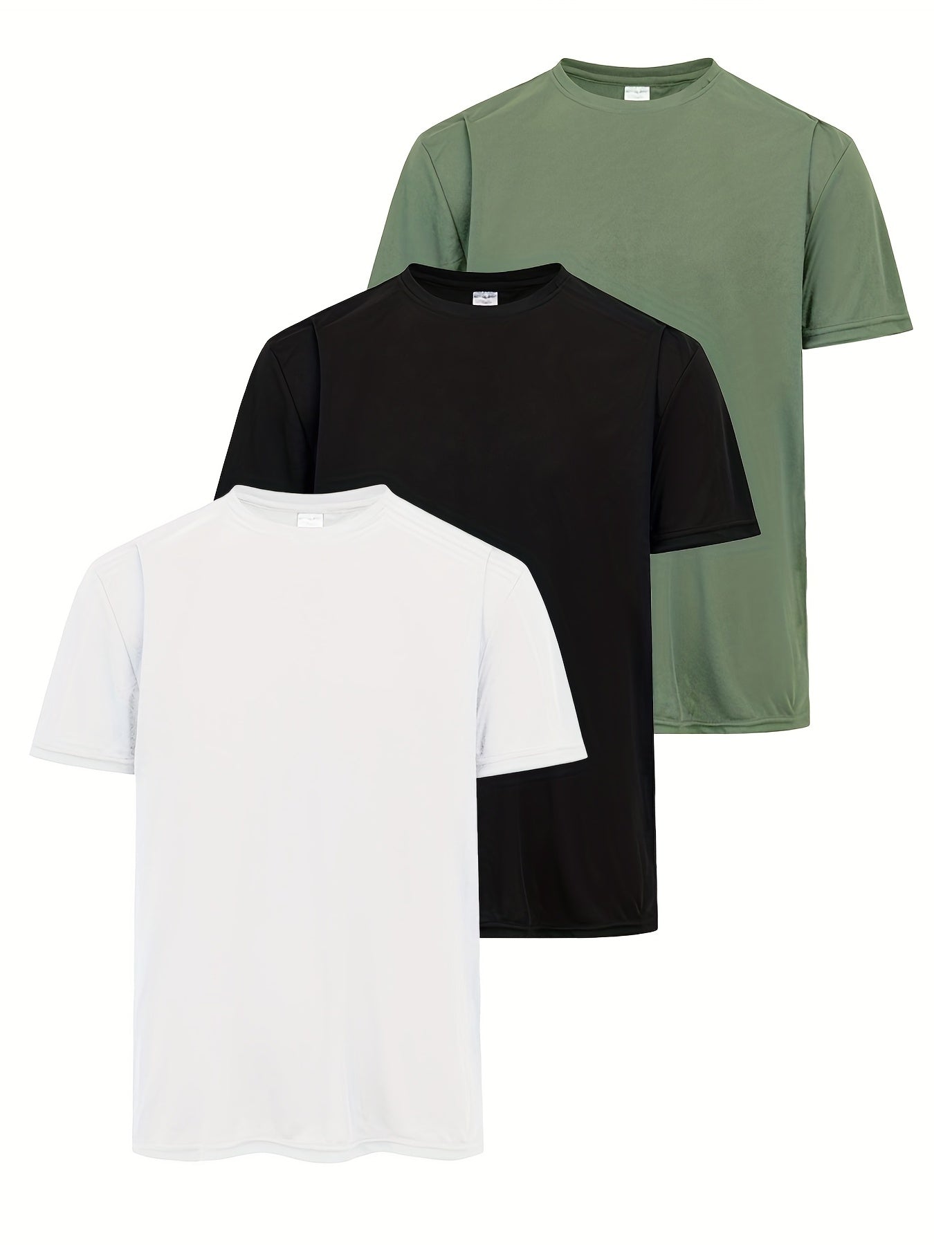 Men's Active T-Shirt - Breathable & Quick for Workouts